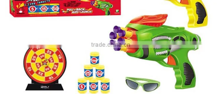 Double gun toy air soft safe toy gun for kids