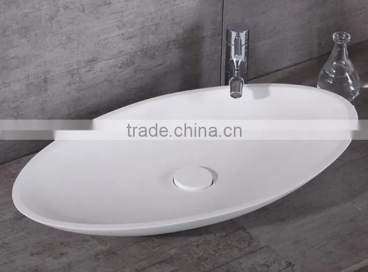 Modern Style Cabinet Wash Basins, Stone Resin bathroom Wash Basin, wall hung wash basin