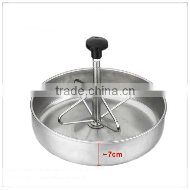 Stainless steel livestock feeder