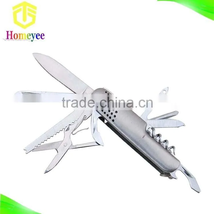 multifunctional outdoor stainless steel camping pocket knife