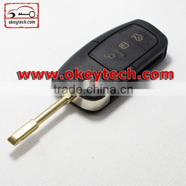 Okeytech ford key cover Ford Mondeo 3 buttons remote key shell for ford mondeo remote key