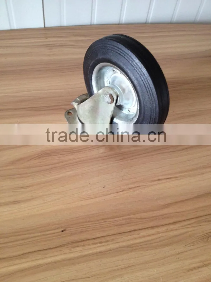 8 x2.5 inch solid rubber caster wheel