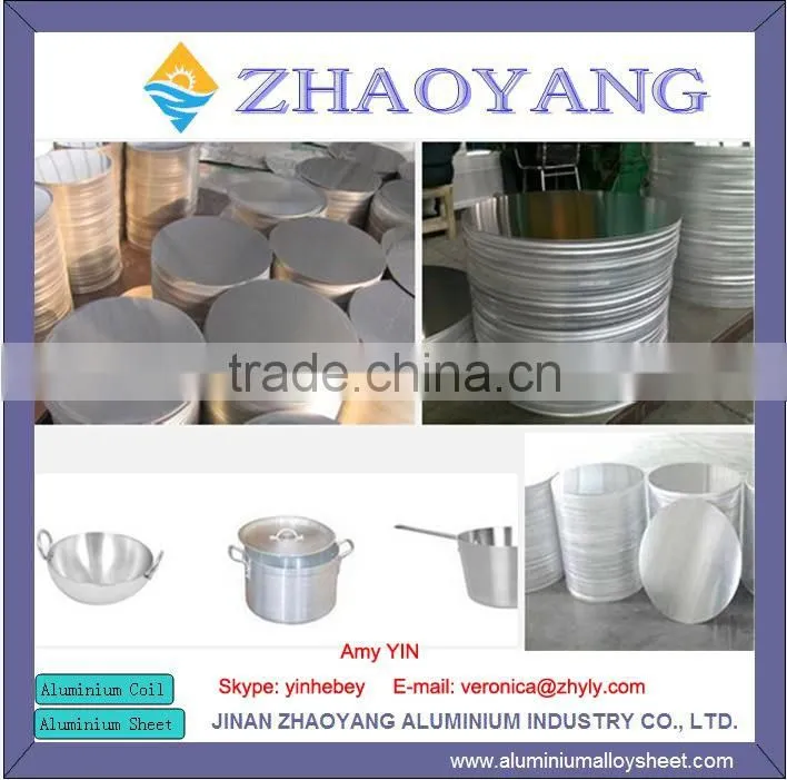 AA3105 temper H14 stamping aluminum wafer for pan