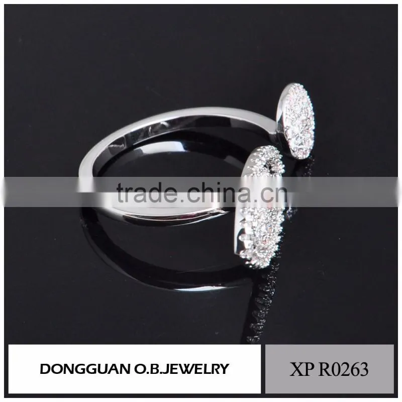 Fashion Gemstone White Gold Ring 925 Silver Adjustable Ring Design Jewelry On Alibaba Wholesale