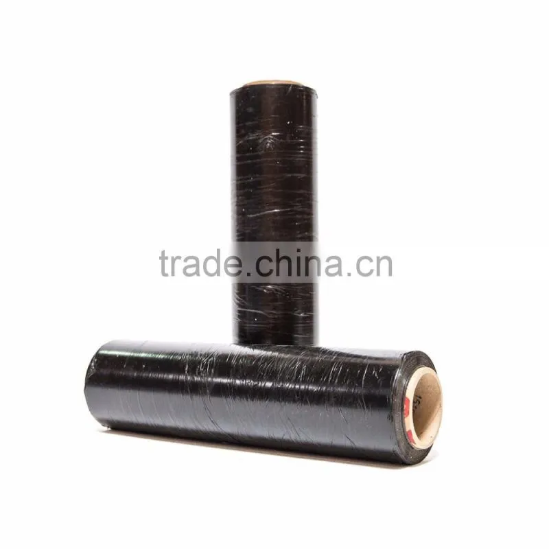 Factory direct high quality stretch plastic wrap black hand stretch wrap film
