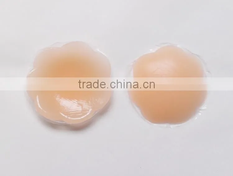 Junyan hot sale adhesive sexy nude silicone nipple cover nipple pasties