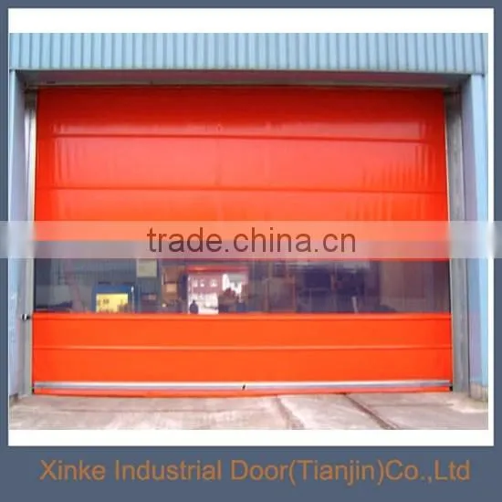 Exterior industrial automatic roll up entry door manufacturer HSD-037