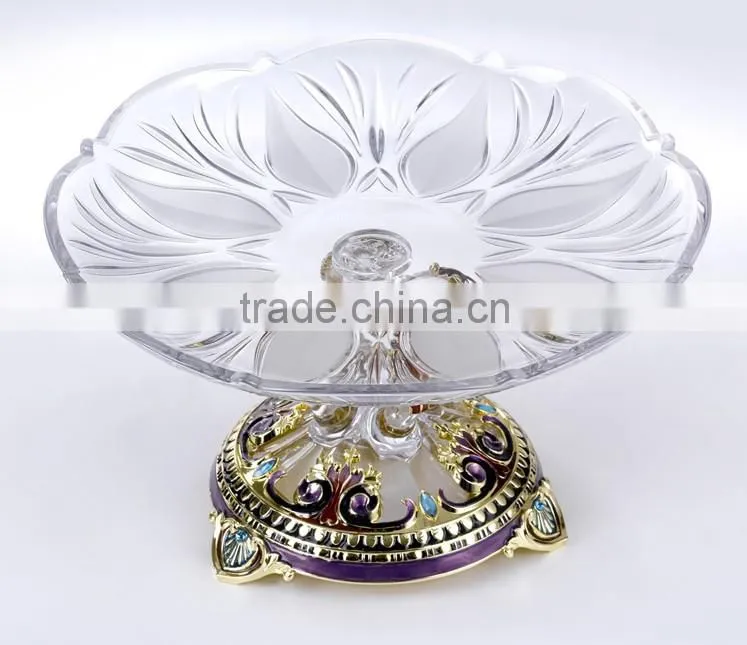 RORO Good Fortune craft house warming gift antique glass fruit plate