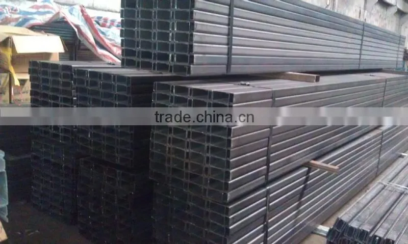 Q235 SS400 sjr 235 Hot rolled C profiles 80*40*15*2.0