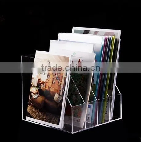 acrylic book/ magazine /brochure display rack/case