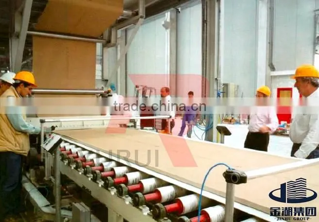 China top manufacturer gypsum board machine( hot air,hot oil)/automatic new technology gypsum board making machine