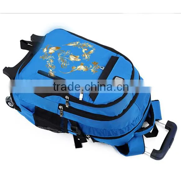 Korean Backpack With Wheels Wheeled School Backpack