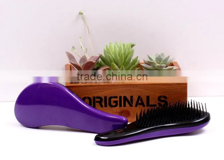 2015 New Design Professional Hot Selling Colorful Customized Head Massage Hair Comb