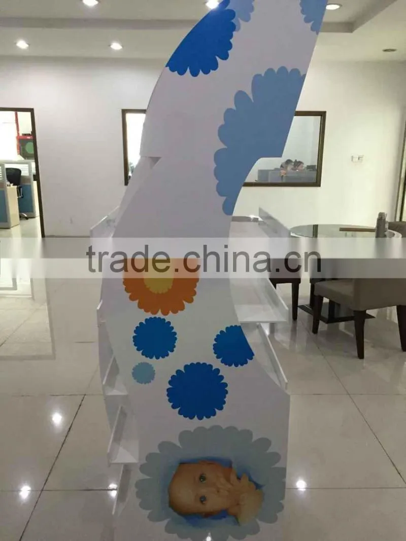 custom acrylic cosmetic display stand display rack