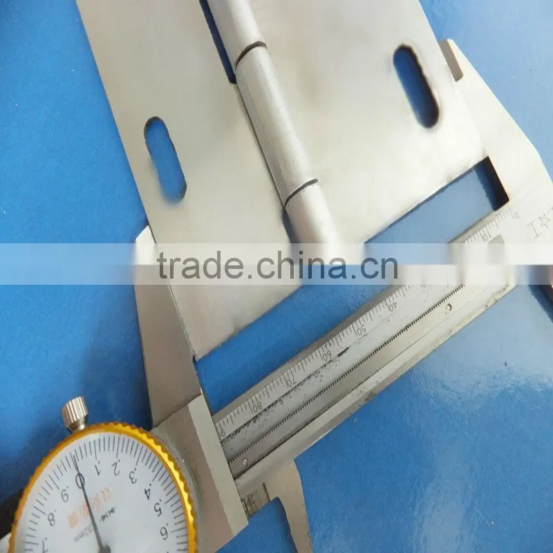 Long hinge stainless steel, Size side of hinge