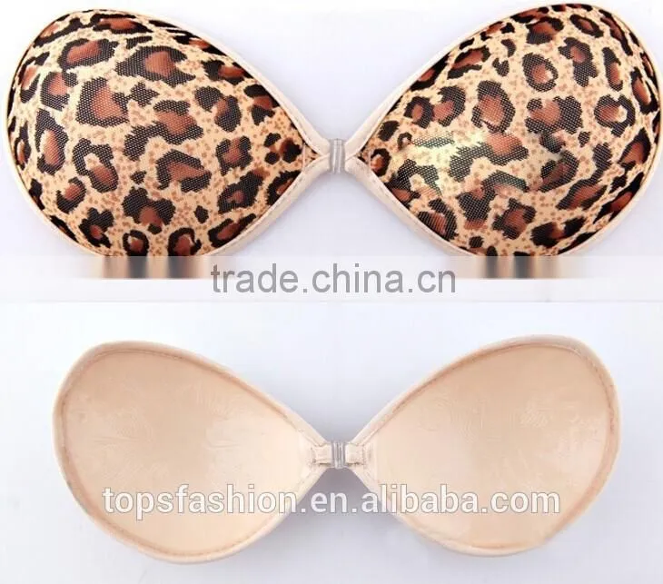 sexy transparent women adhesive bra and briefs