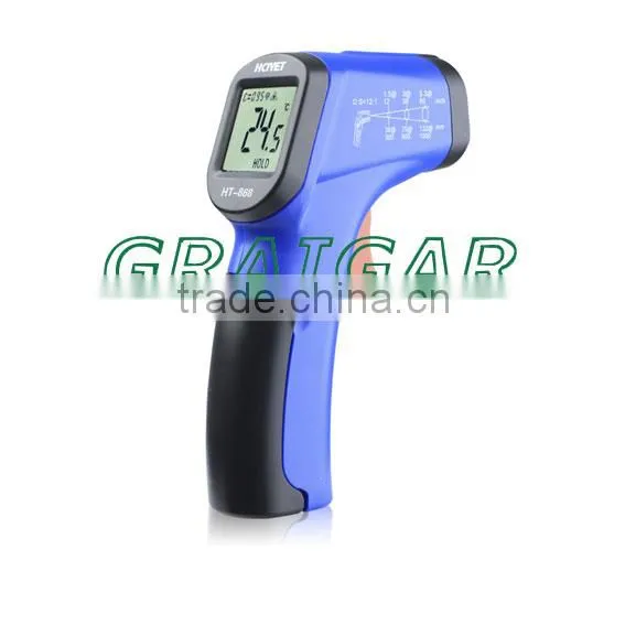 Non-contact digital Infrared thermometer HT-868 (-50-800 centigrade) temperature gauge