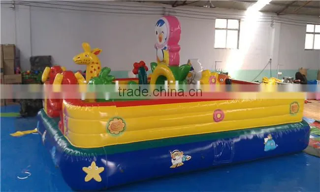 Cheap commercial inflatable bouncer combo