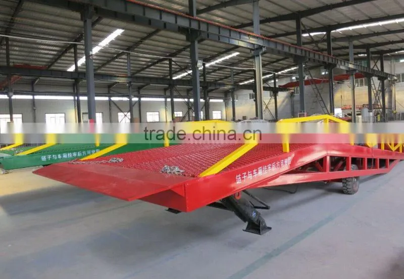warehouse loading ramp, forklift loading ramp
