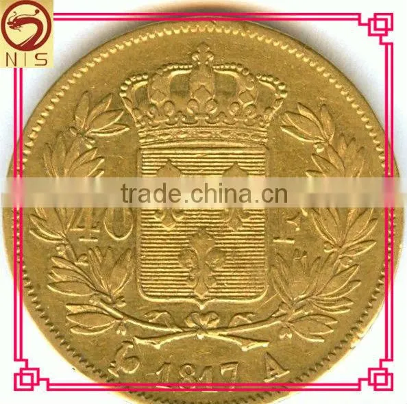 hottest brass souvenir shiny gold coins
