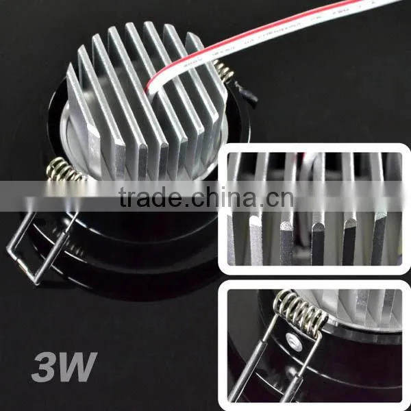 Aluminum 3W Led Celling Lights Indoor use