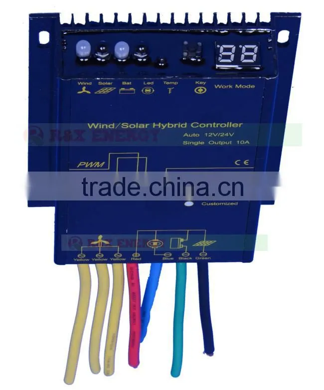 600w wind/solar hybrid controller with LED display.