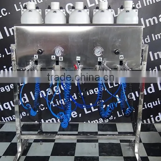 new starter small silver spray on chrome plating machine