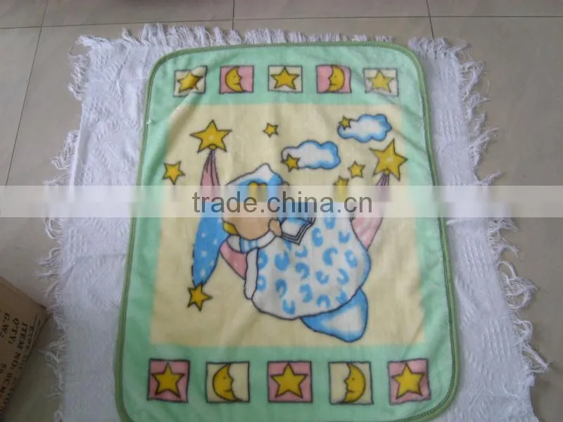 baby cheap blanket, soft blanket 100% acrylic, 80x110cm BC1088