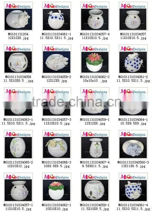 White Factory Manufacture Ceramic Candlestick Holder