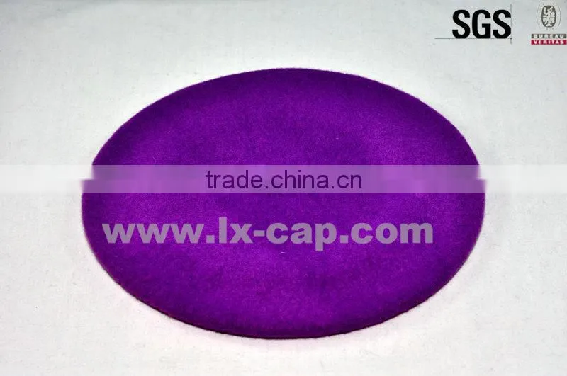 Wool beret fashion women beret solid color