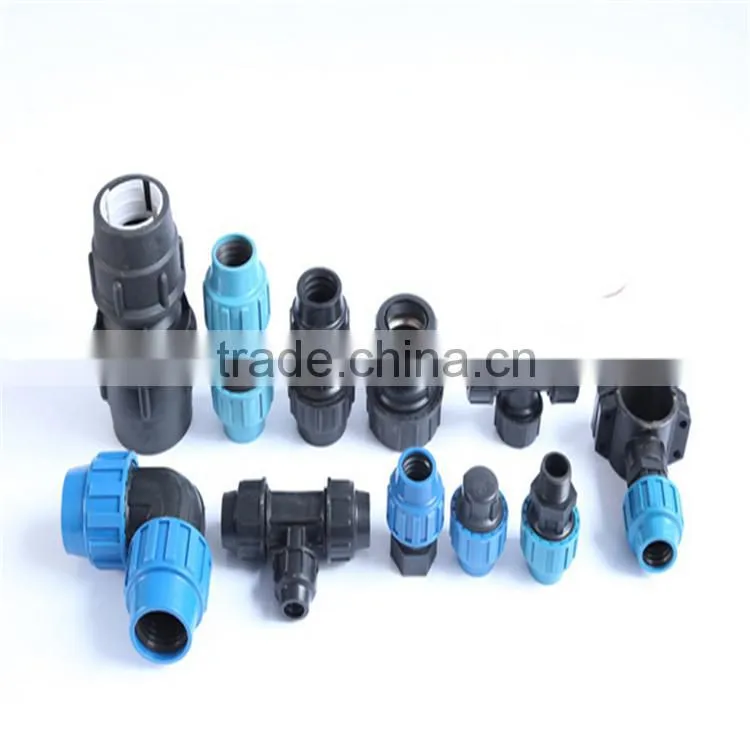 all kinds of HDPE fittings and ductile fittings for drip irrigation system