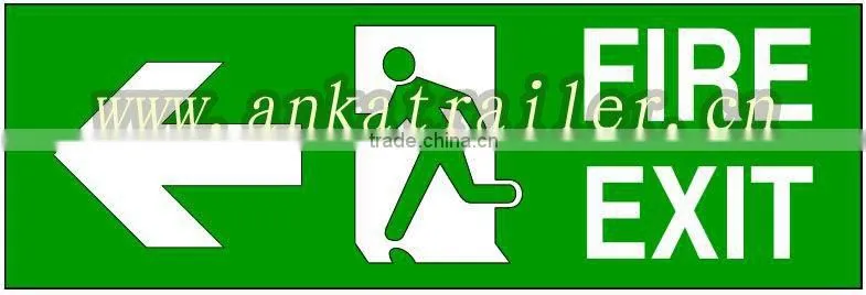 Exit Fire Safety Luminous Signs