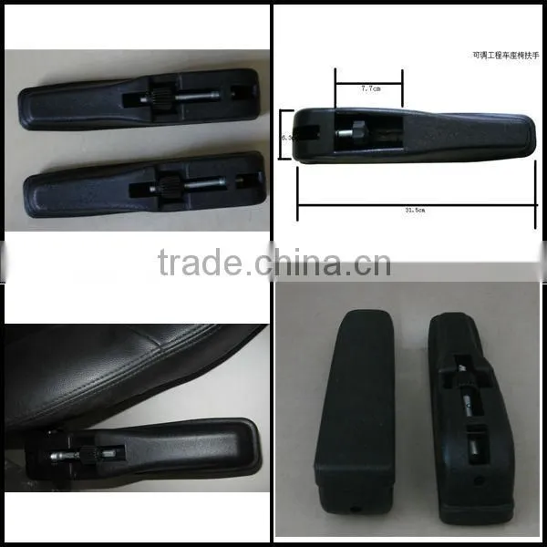 Forklift seat adjustable handrest