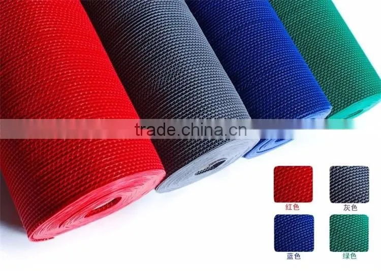 anti-slip waterproof s shape floor mat