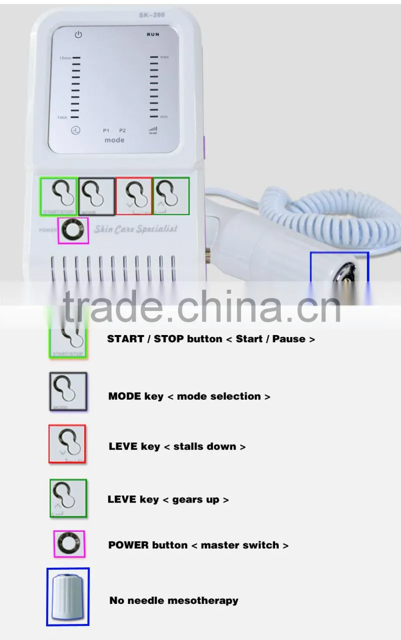 No Needle Mesotherapy Wrinkle Remover beauty equipment with ce