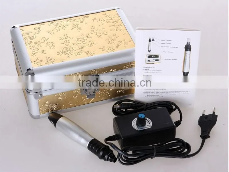 12 needles golden Micro needle derma pen