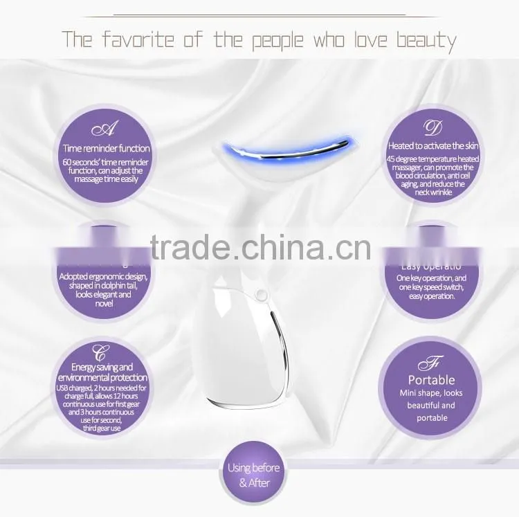 Portable Unique Design Personal Skin Lifting Facial Beauty Machine Neck Therapy Massager