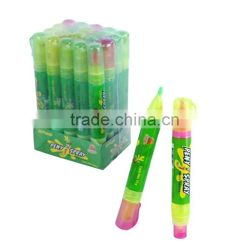 promotion kids sweet acido fruit spary candy