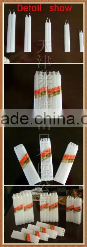 White Candle with high melt point