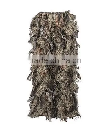 Woodland Camouflage Ghillie Hunting Suit Light Weight Green Brown