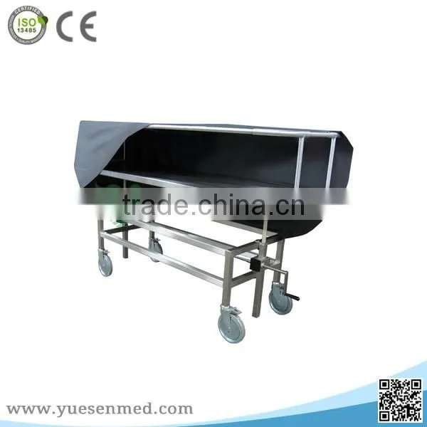 YSTSC-2E China medical hospital corpse lifter mortuary trolley