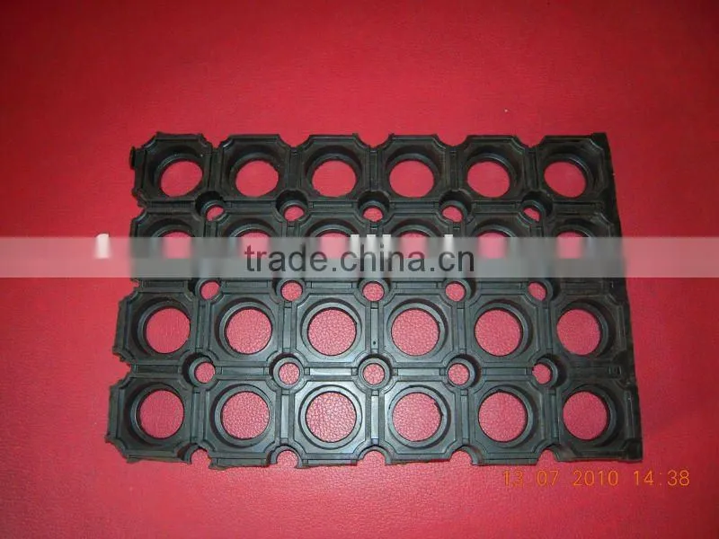 grass protection rubber ring mats/hollow matting 22mm thickness