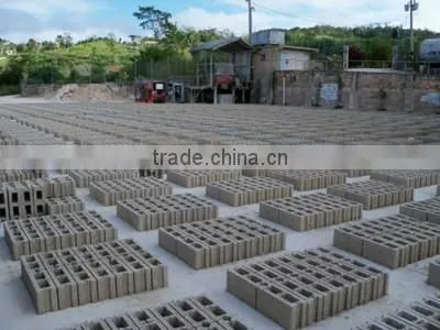 Canton fair simple cement brick Machine price list