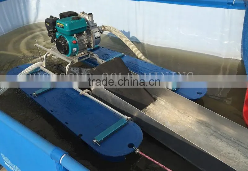 Gold Dredging Mining Boat