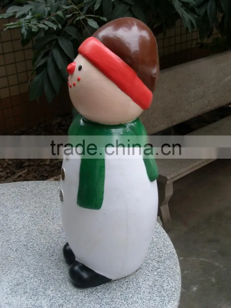 OEM Blow Molding Plastic PE PP Christams Snowman 3d Cartoon Mould Design
