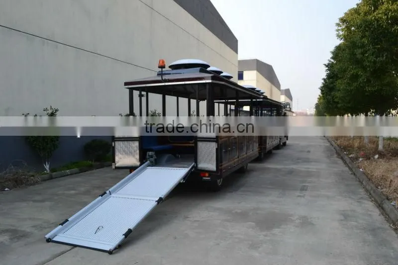 Tourist road train for amusement park