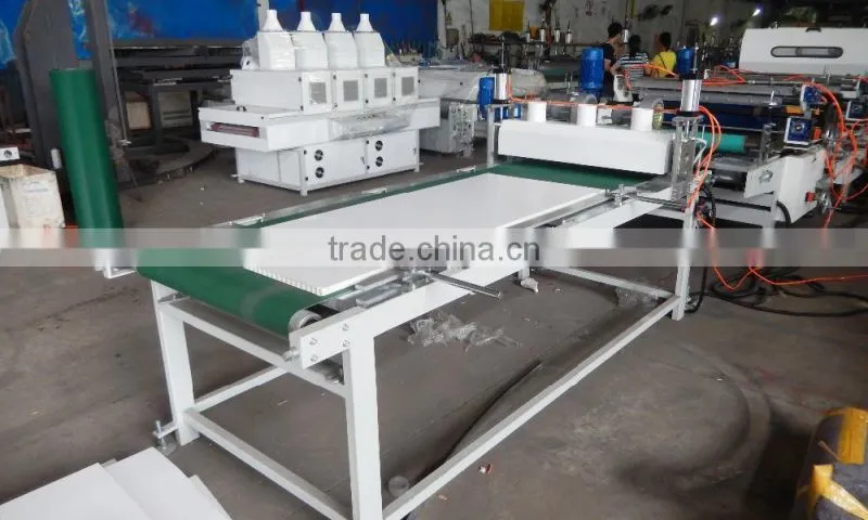 high glossy PVC sheet printing machine