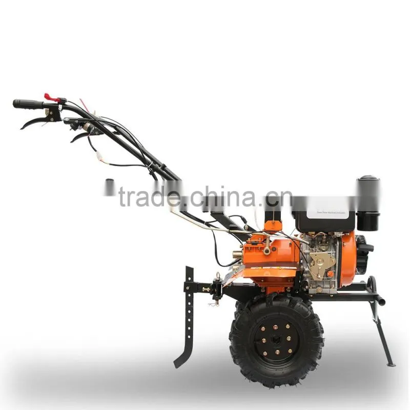 BSD1350E Chongqing China Aerobs electric start used power tiller trailer for farm and gardening