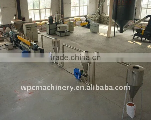 wood plastic compounding pelletizing machine