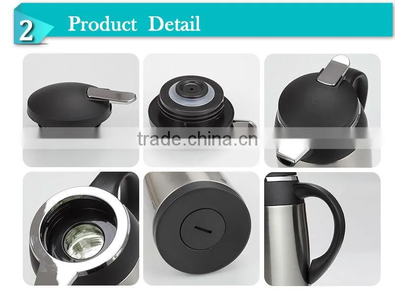 s/s glass liner vacuum pot,practical tea pots,hotel thermos coffee pumping jug(JGBO-A)